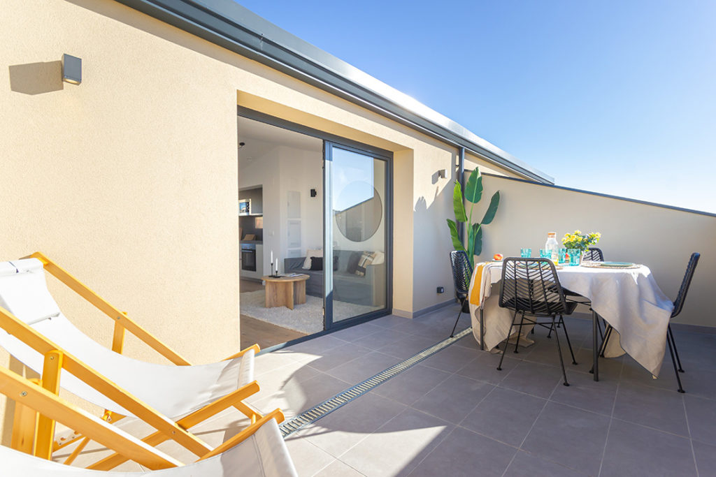 Vista terrassa Edifici Antoninus Pius, Ambar