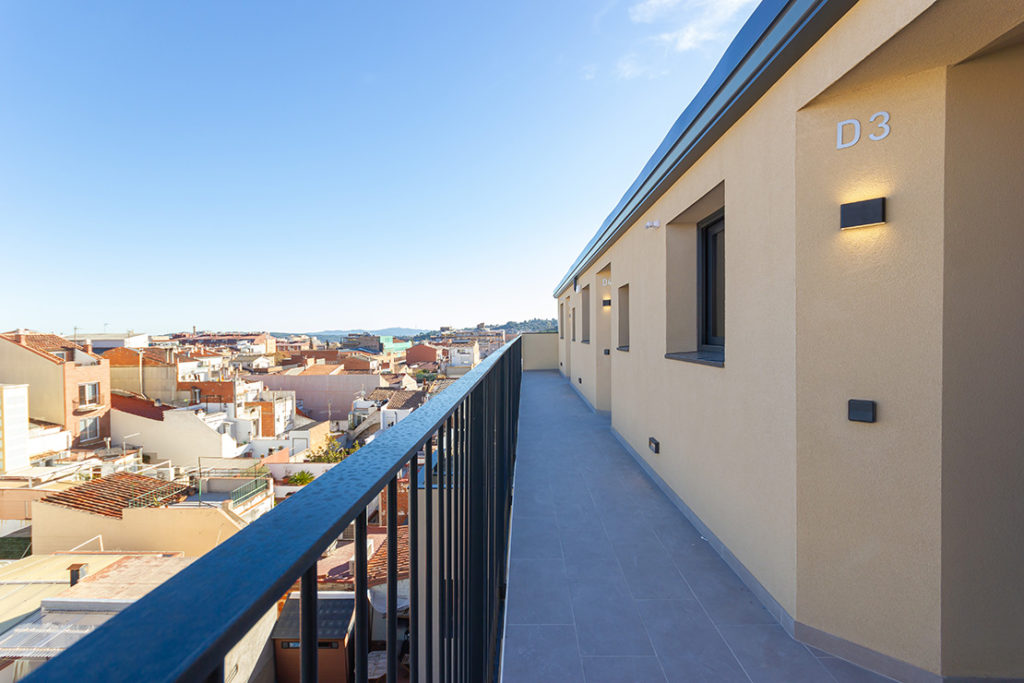 Vista balcó Edifici Antoninus Pius, Ambar