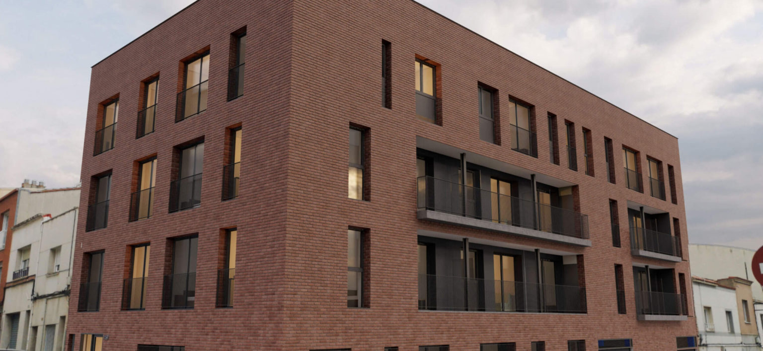 Façana Edifici Antoninus Pius Terrassa